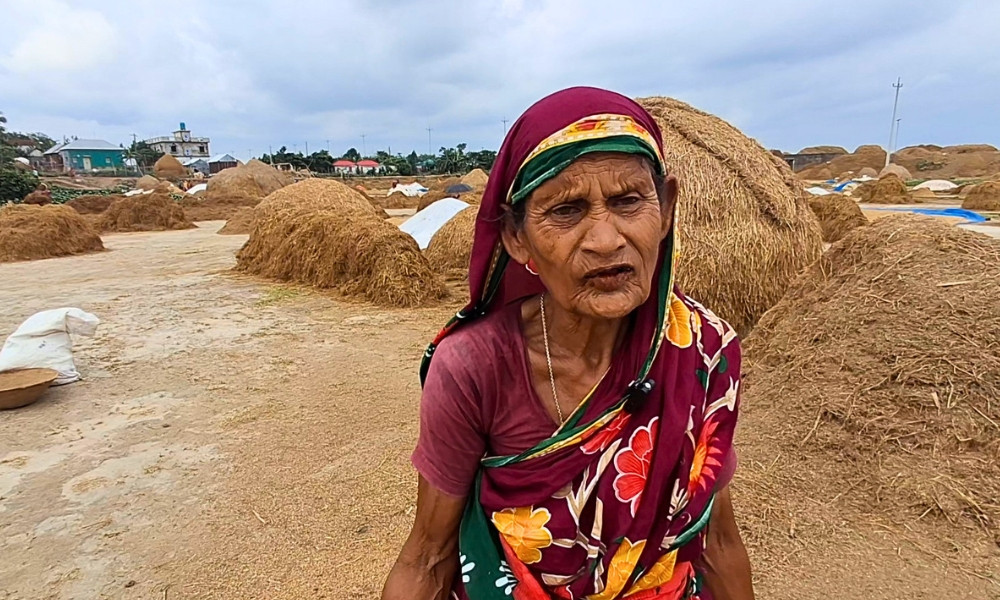 ধানের খোলায় কৃষকের ঈদ
