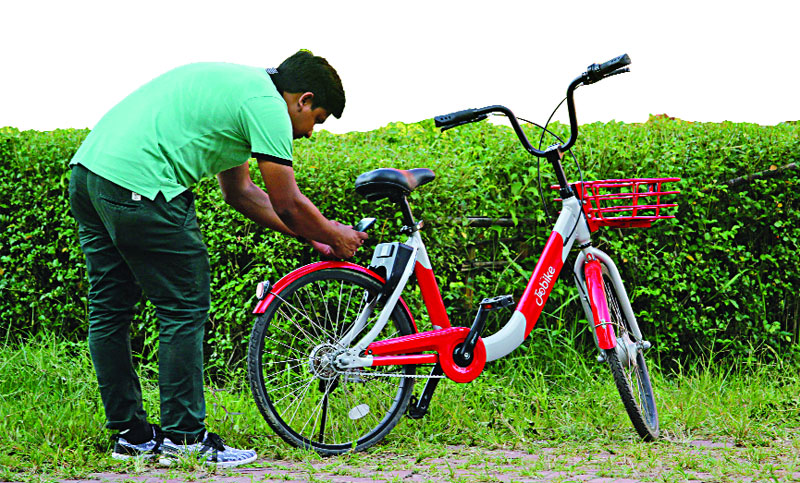 সাইকেল ভাড়ার ডিজিটাল দোকান