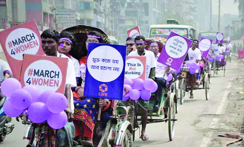 রাজধানীতে রিকশা শোভাযাত্রা