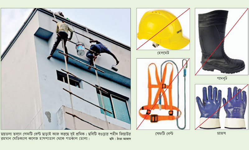 ২০০ কোটি টাকা ব্যয় শ্রমিকের নিরাপত্তা নেই