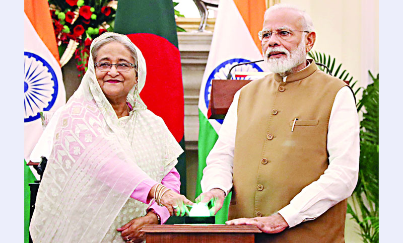 ঠাকুর শান্তি পুরস্কার পেলেন শেখ হাসিনা