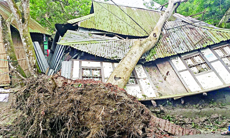 ১৫ জেলাজুড়ে তাণ্ডবের ক্ষত