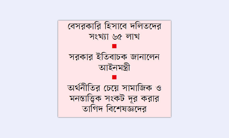 দলিত সম্প্রদায় এখনো অচ্ছুত!