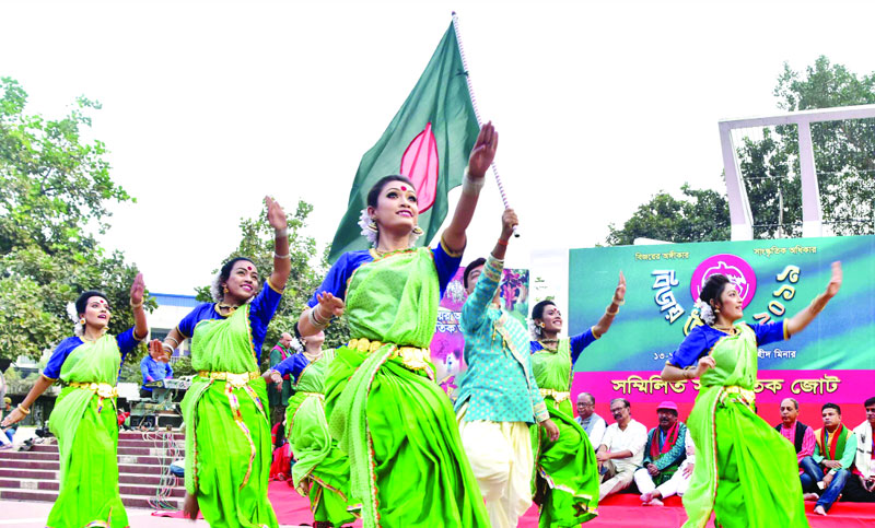 সাংস্কৃতিক জোটের বিজয় উৎসব শুরু