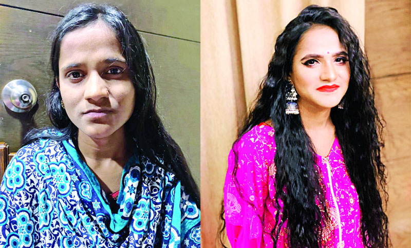 গৃহপরিচারিকাকে সাজালেন মাহি