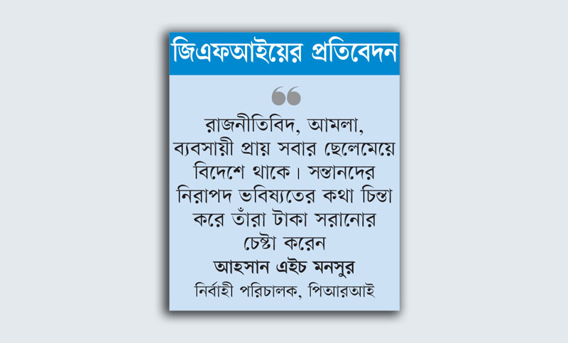ছয় বছরে পাচার চার লাখ ৪৬ হাজার কোটি টাকা