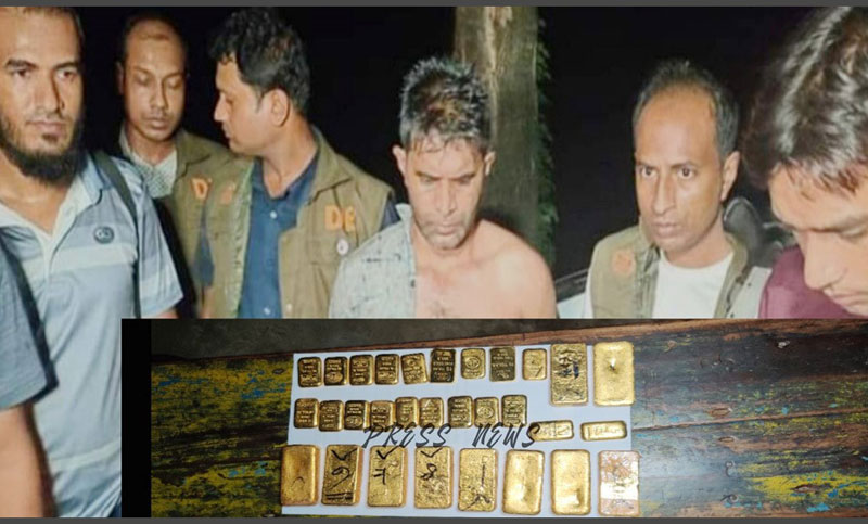 পাচারকালে ৩০টি স্বর্ণের বার উদ্ধার শার্শায়, পুলিশের ওপর ককটেল হামলা 