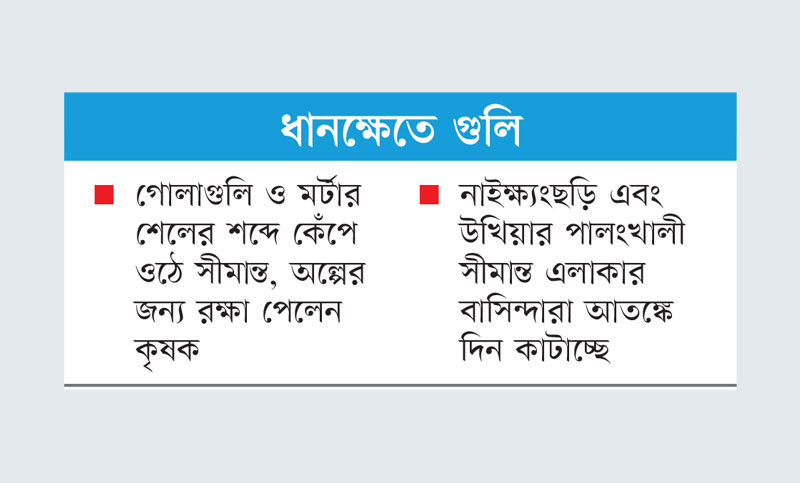 সীমান্ত সড়ক নির্মাণ কাজ বন্ধ