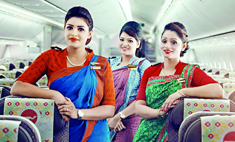 ১০০ ফ্লাইট স্টুয়ার্ডেস নিচ্ছে বিমান