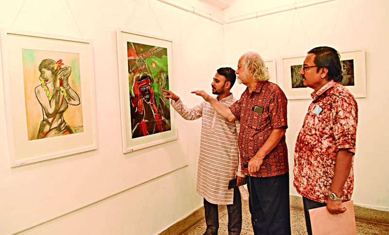 বীরেন সোমের রেখাচিত্রে জীবন ও প্রকৃতি