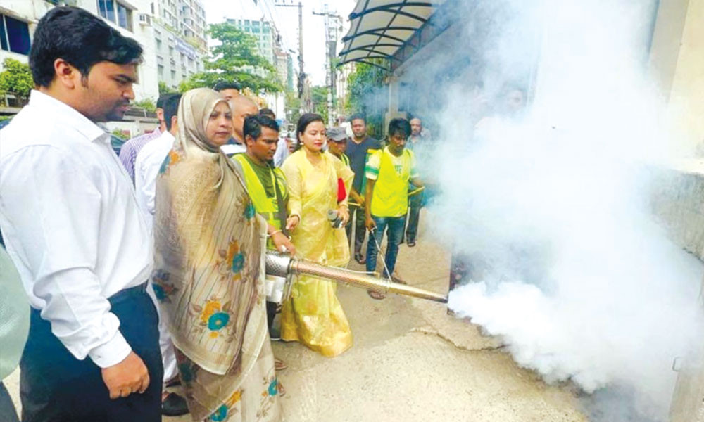 মশা নিয়ন্ত্রণে ৪১ ওয়ার্ডে ওষুধ ছিটানো শুরু