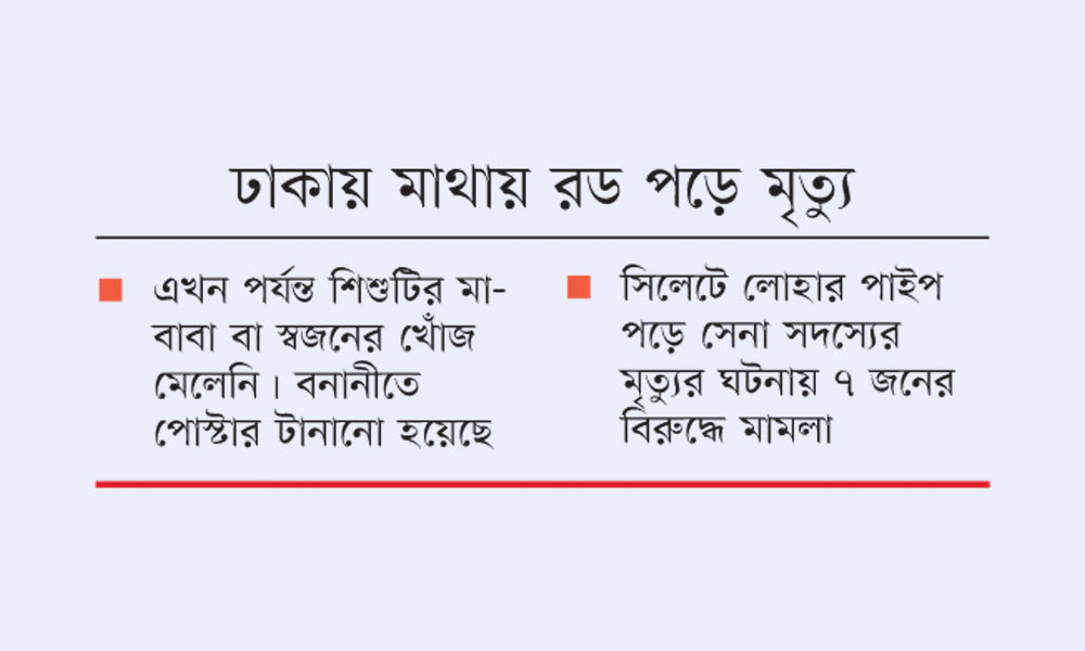 ৬ দিন ধরে শিশুর লাশ পড়ে আছে মর্গে