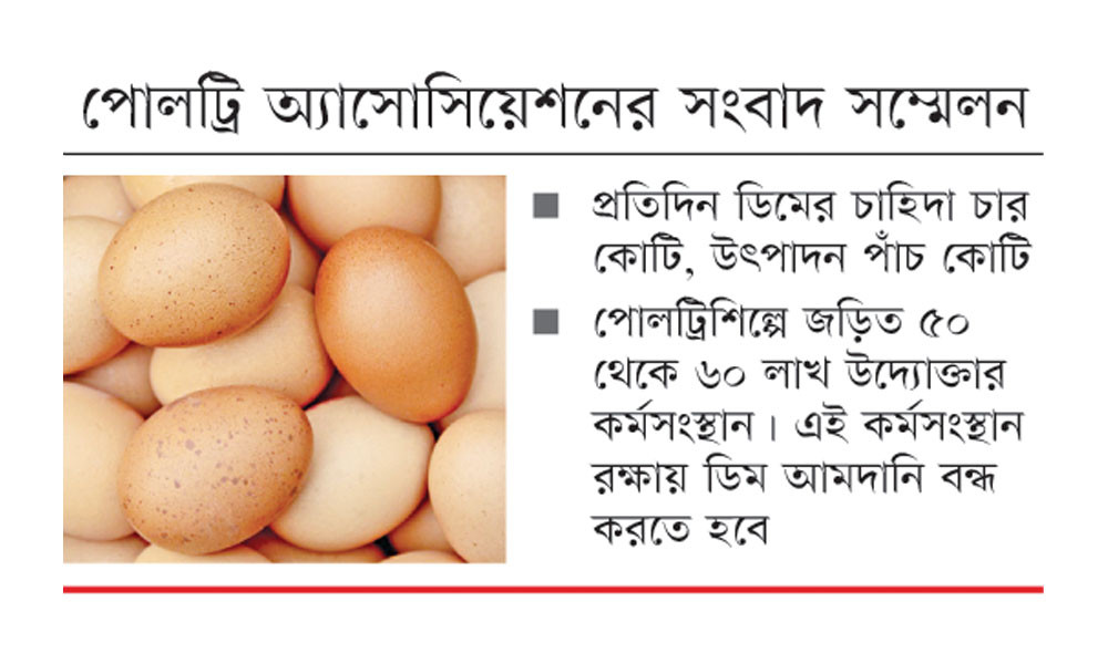 বাচ্চা ও খাবারের দাম কমালে ডিম-মুরগিতে স্বস্তি মিলবে