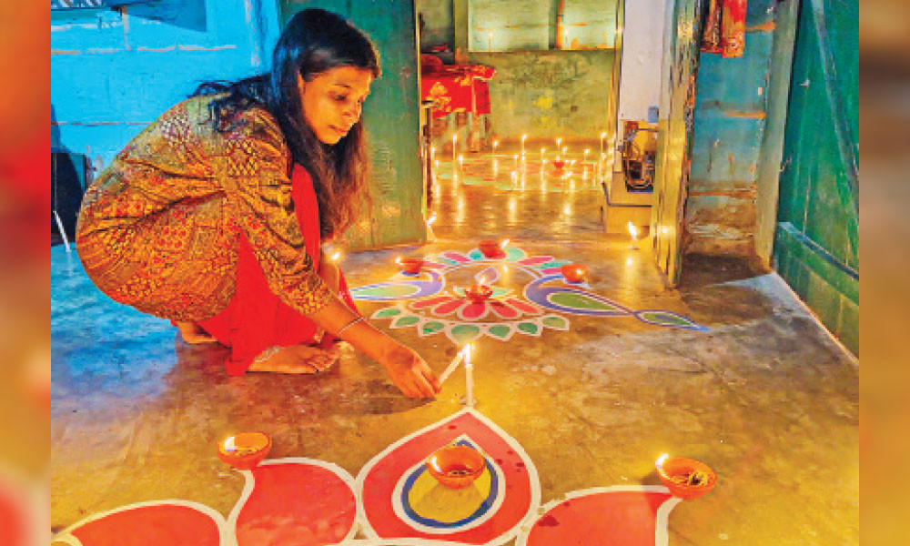 শ্যামাপূজা উদযাপিত
