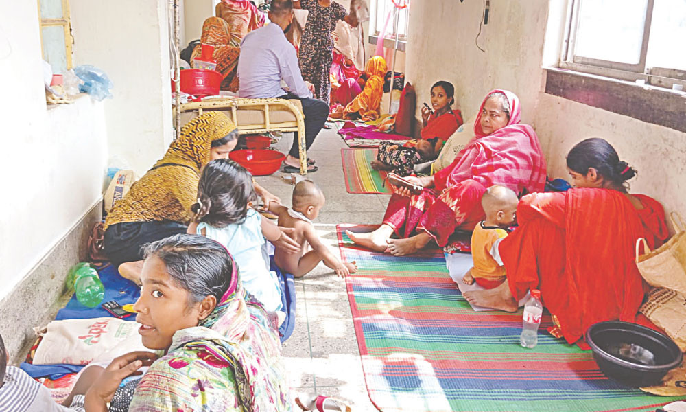 নিউমোনিয়ার প্রকোপ, স্যালাইনসংকট