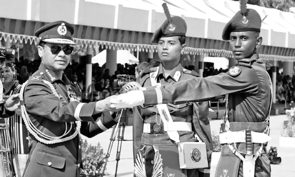 বাংলাদেশ মিলিটারি একাডেমিতে রাষ্ট্রপতি কুচকাওয়াজ