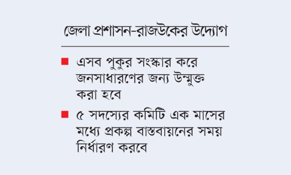 সংস্কার হবে ঢাকায় বেদখল ও অবহেলায় থাকা ৩৫ পুকুর