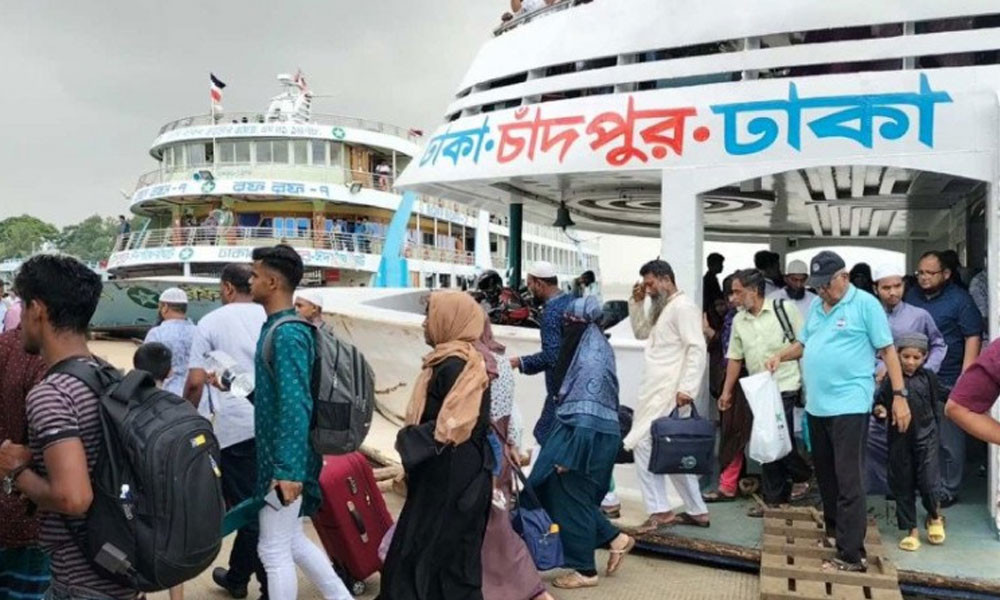 ঈদে রাজধানীর ১৫ শতাংশ যাত্রী নৌপথে বাড়ি যাবে : এসসিআরএফ