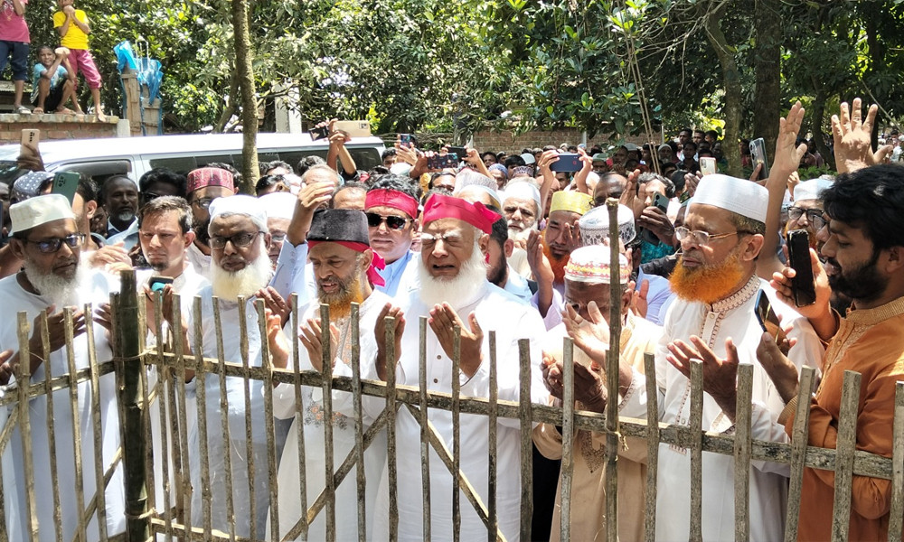 আবু সাঈদের কবর জিয়ারত করলেন জামায়াতের আমির