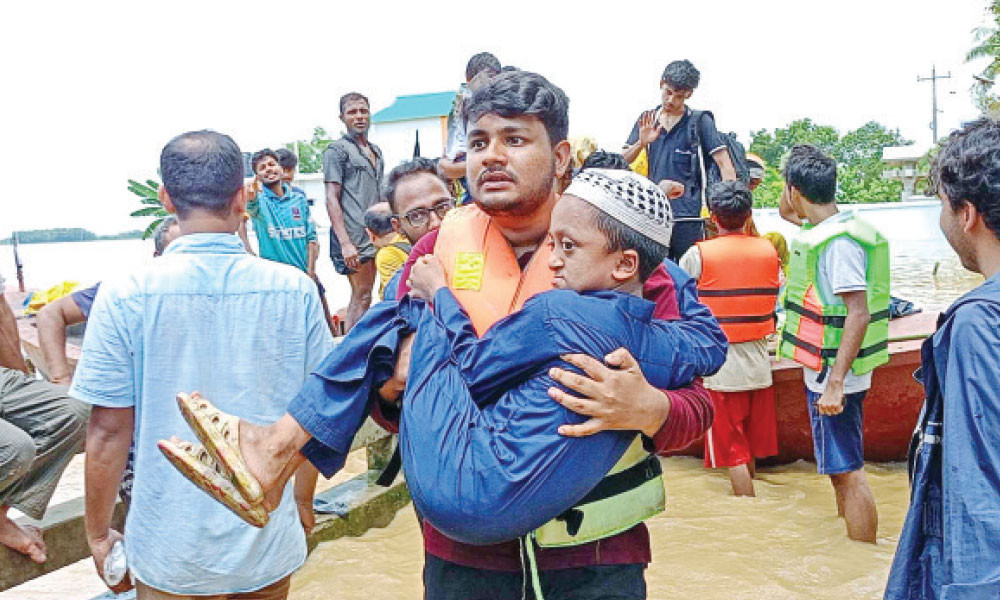 ছবিতে বন্যা