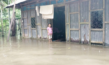 চুরি-ডাকাতির ভয়ে ঘর না ছাড়া বানভাসীর খাদ্যসংকট