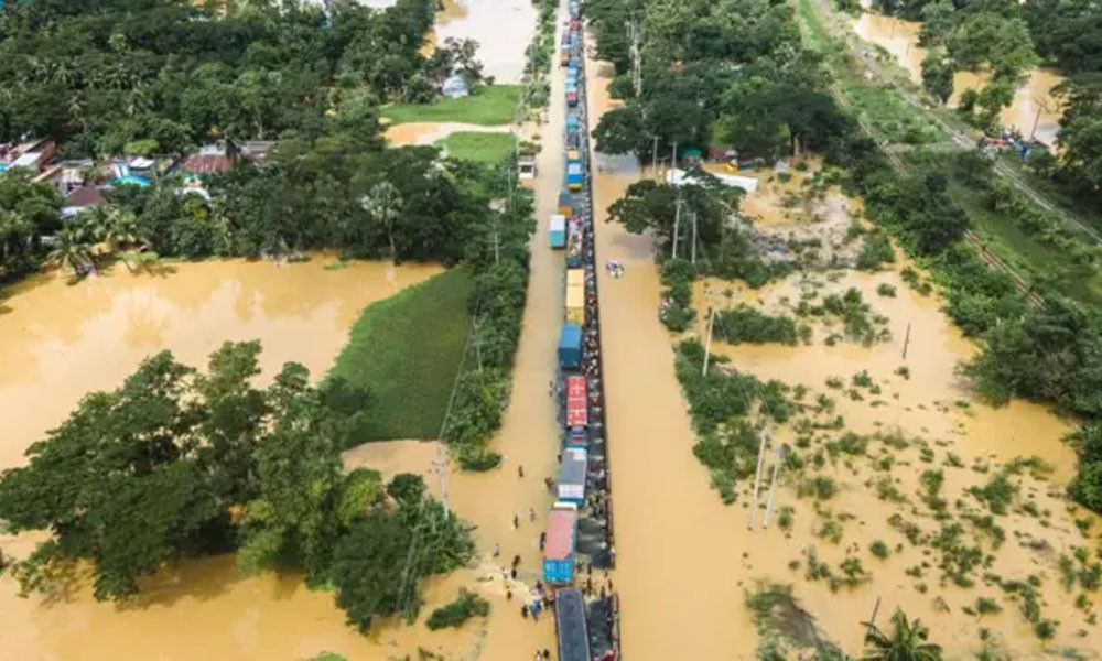 নোয়াখালীতে বন্যা পরিস্থিতির অবনতি