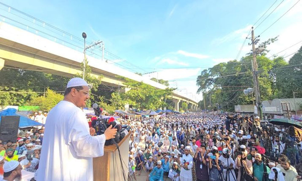 স্বাধীন দেশে বাস করলেও এত দিন স্বাধীন ছিলাম না : চরমোনাই পীর