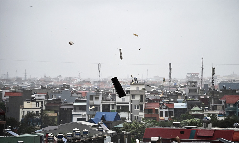 ভিয়েতনামে আঘাত হানল সুপার টাইফুন ইয়াগি