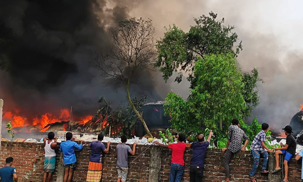 গাজীপুরে বেক্সিমকো গ্রুপের কারখানায় আগুন