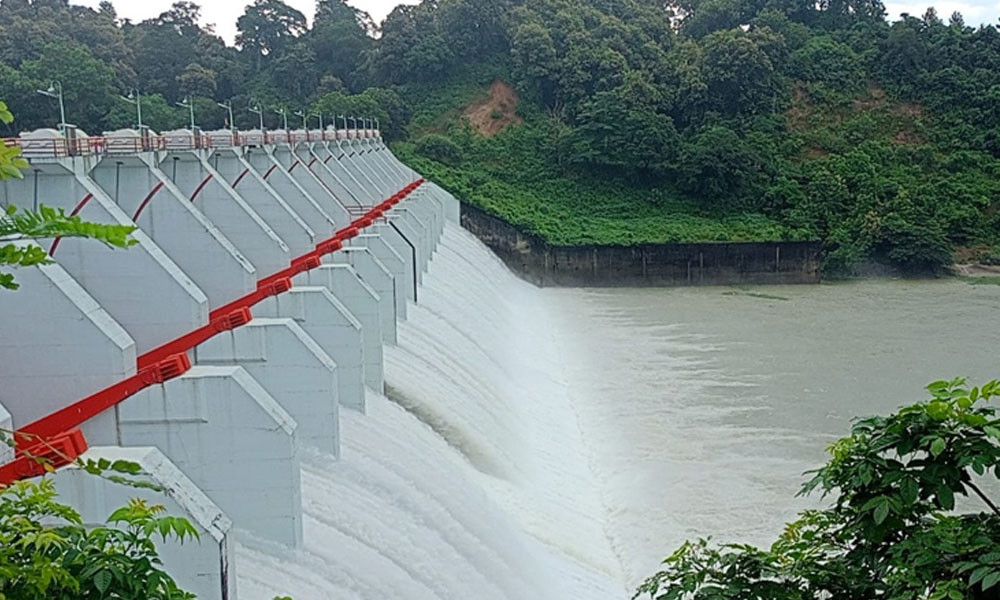 ফের খুলে দেওয়া হলো কাপ্তাই বাঁধের ১৬টি জলকপাট