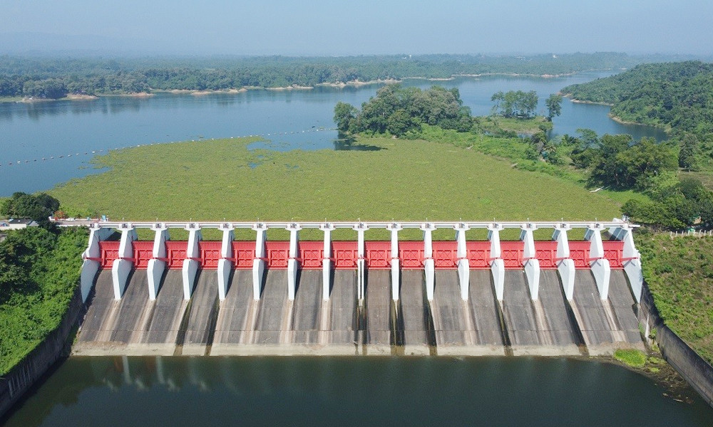 ৩৬ ঘণ্টা পর বন্ধ করা হলো কাপ্তাই বাঁধের জলকপাট