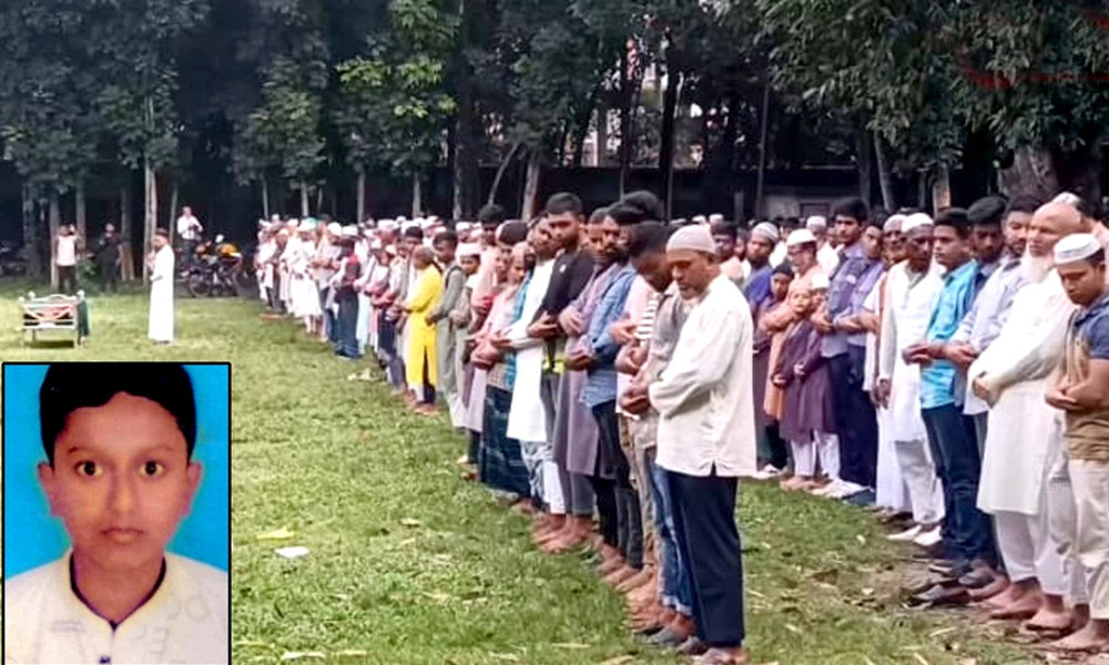 বগুড়ায় ছাত্র আন্দোলনে নিহত রাতুলের  দাফন সম্পন্ন