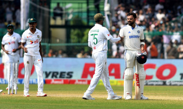 বৃষ্টির টেস্টেও বাংলাদেশকে উড়িয়ে দিল ভারত