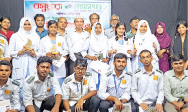 গাইবান্ধায় শুভসংঘের উদ্যোগে শিক্ষার্থীদের বিতর্ক প্রতিযোগিতা