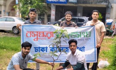 জীবন রক্ষায় বৃক্ষরোপণের আহ্বান বসুন্ধরা শুভসংঘের