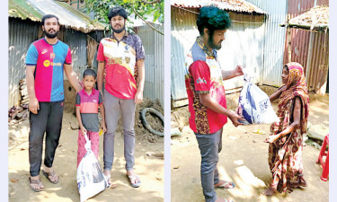 সহায়তা পেল নালিতাবাড়ীতে বন্যায় ক্ষতিগ্রস্ত অনেক পরিবার