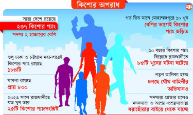 কিশোর গ্যাংয়ে বাড়ছে অপরাধ