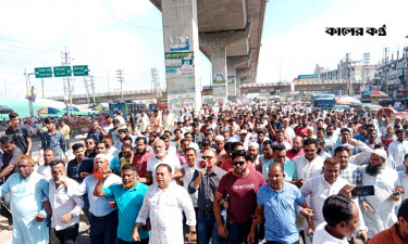 আ. লীগের সন্ত্রাসীদের নৈরাজ্যের প্রতিবাদে রূপগঞ্জে বিএনপির বিক্ষোভ