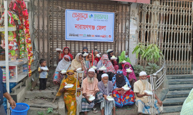 অসহায়দের পাশে দাঁড়াল নারায়ণগঞ্জ বসুন্ধরা শুভসংঘ