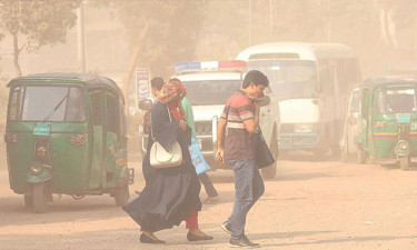 ছুটির সকালে ঢাকার বাতাস ‘অস্বাস্থ্যকর’