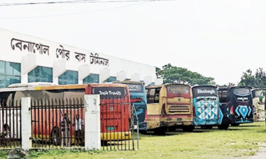 বেনাপোল পৌর বাস টার্মিনাল ব্যবহারে অনীহা, অনির্দিষ্টকালের বাস ধর্মঘট