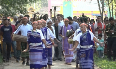 মৌলভীবাজারে গারোদের নবান্ন উৎসব ওয়ানগালা উদযাপিত