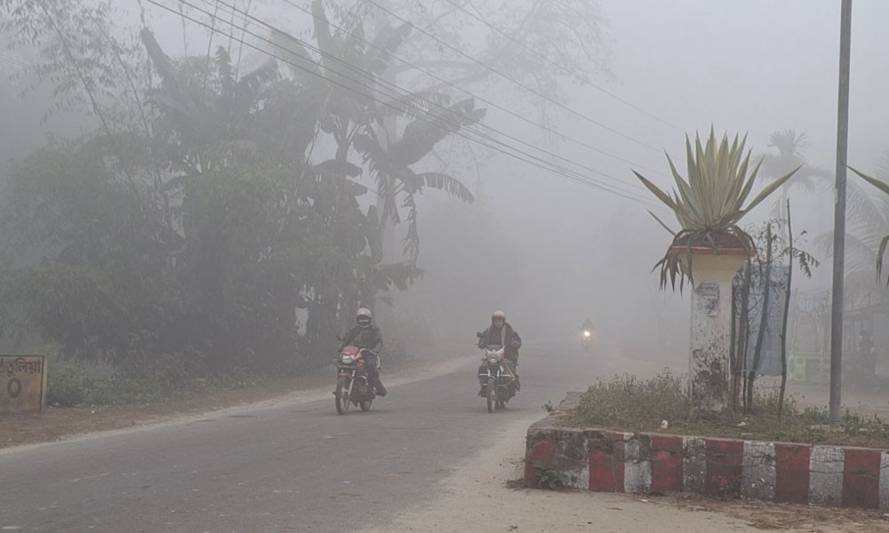 শীতে কাঁপছে পঞ্চগড়, তাপমাত্রা ১২ ডিগ্রির ঘরে