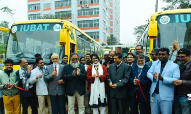 আইইউবিএটির শিক্ষার্থীদের জন্য সাতটি নতুন বাস