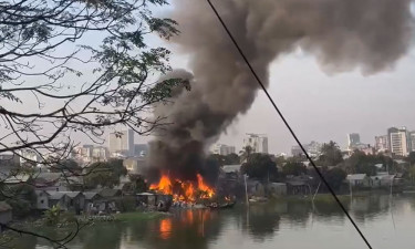 কড়াইল বস্তির আগুন নিয়ন্ত্রণে