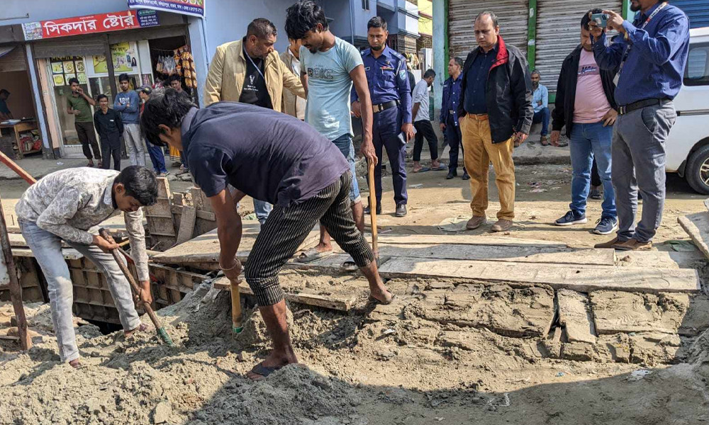 তিতাসের অবৈধ সংযোগ বিচ্ছিন্ন, লাখ টাকা জরিমানা