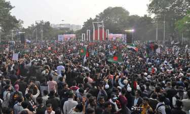 মার্চ ফর ইউনিটি কর্মসূচি শুরু, শেখ হাসিনার বিচার দাবি