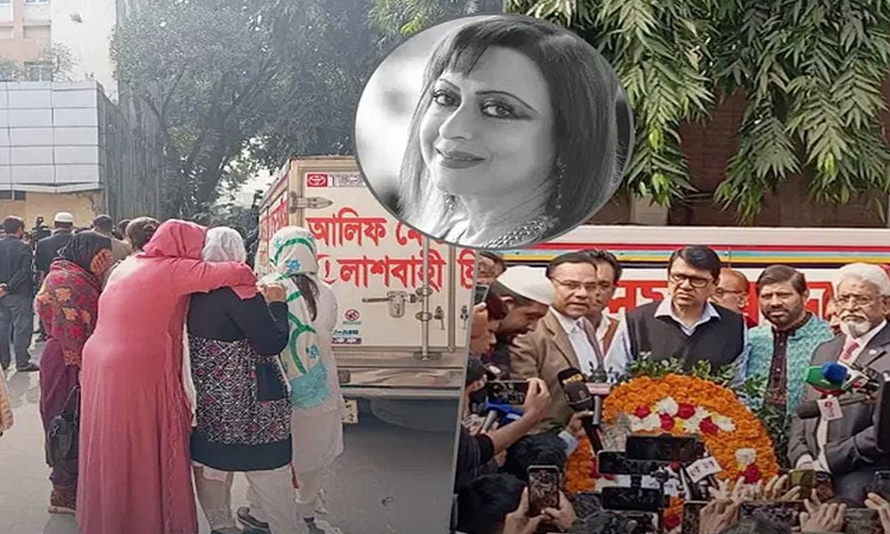 এফডিসিতে অঞ্জনাকে শেষ বিদায়, সমাহিত হলেন বনানীতে