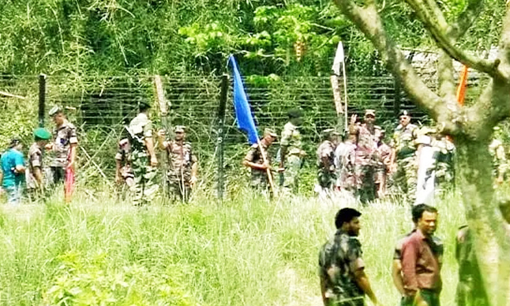 বস্তাবর সীমান্তে কাঁটাতারের বেড়া নির্মাণের চেষ্টা বিএসএফের