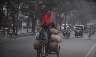 ঘন কুয়াশার সঙ্গে শৈত্যপ্রবাহের পূর্বাভাস